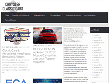 Tablet Screenshot of chryslerclassiccars.nl